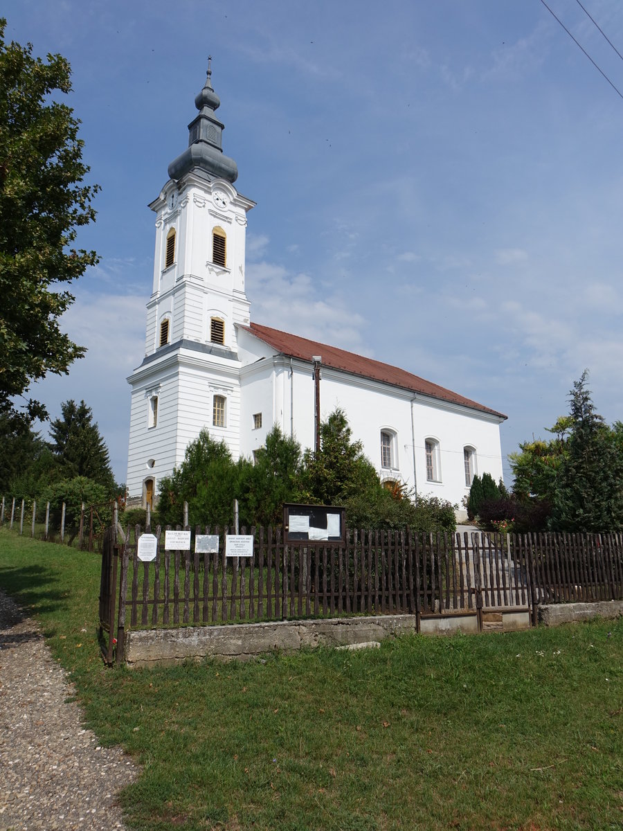Szirak, Ev. Kirche, erbaut von 1782 bis 1788 durch Graf von Teleki Jzsef (03.09.2018)