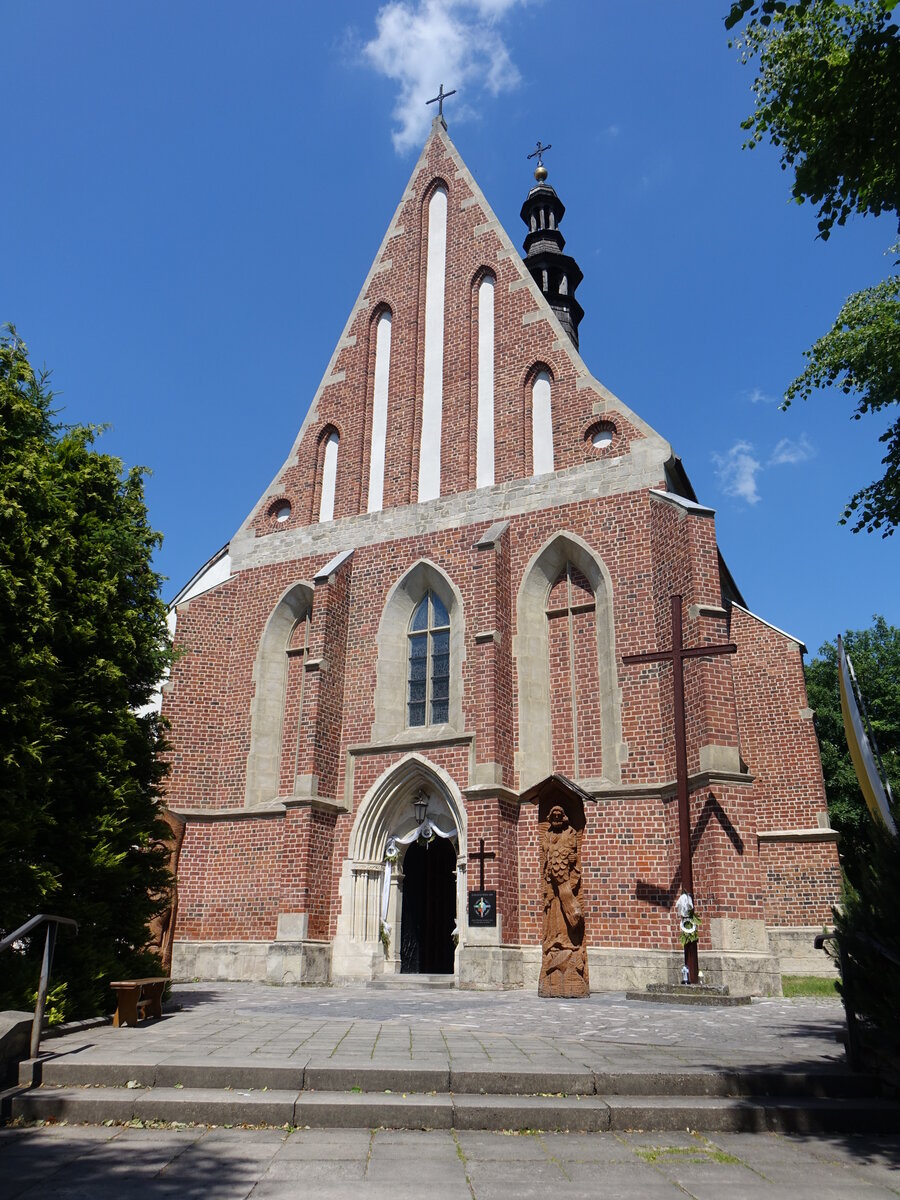Szydlow, Pfarrkirche St. Wladislawa, erbaut im 13. Jahrhundert (18.06.2021)