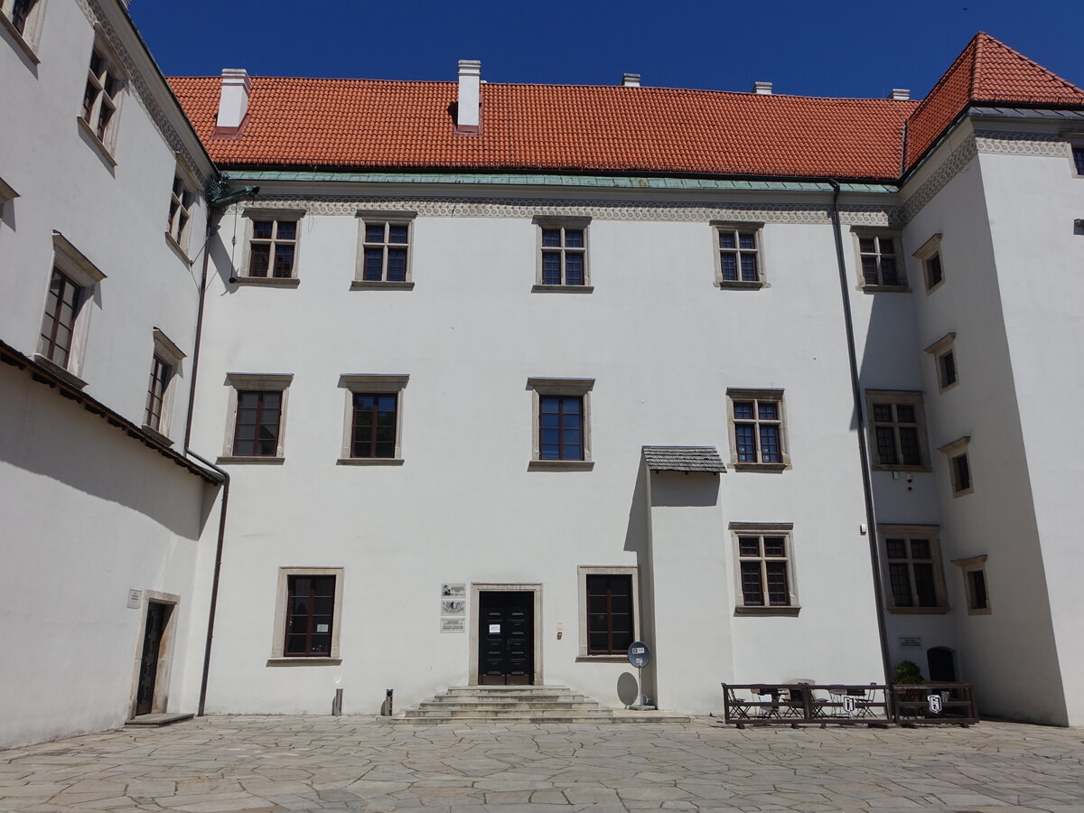 Szydlowiec / Schiedlowietz, Innenhof des Renaissanceschloss (14.06.2021)