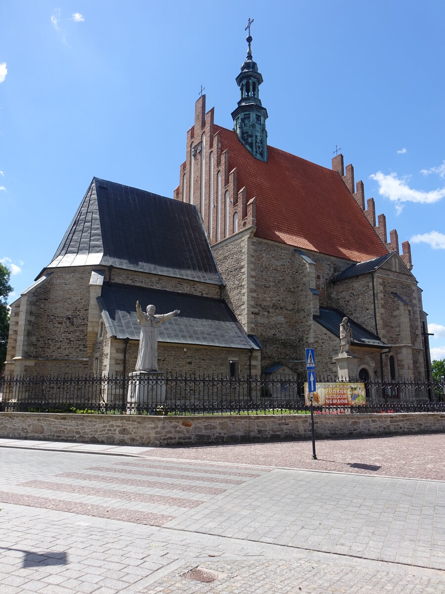 Szydlowiec / Schiedlowietz, Pfarrkirche St. Sigismund, erbaut von 1493 bis 1509 (14.06.2021)