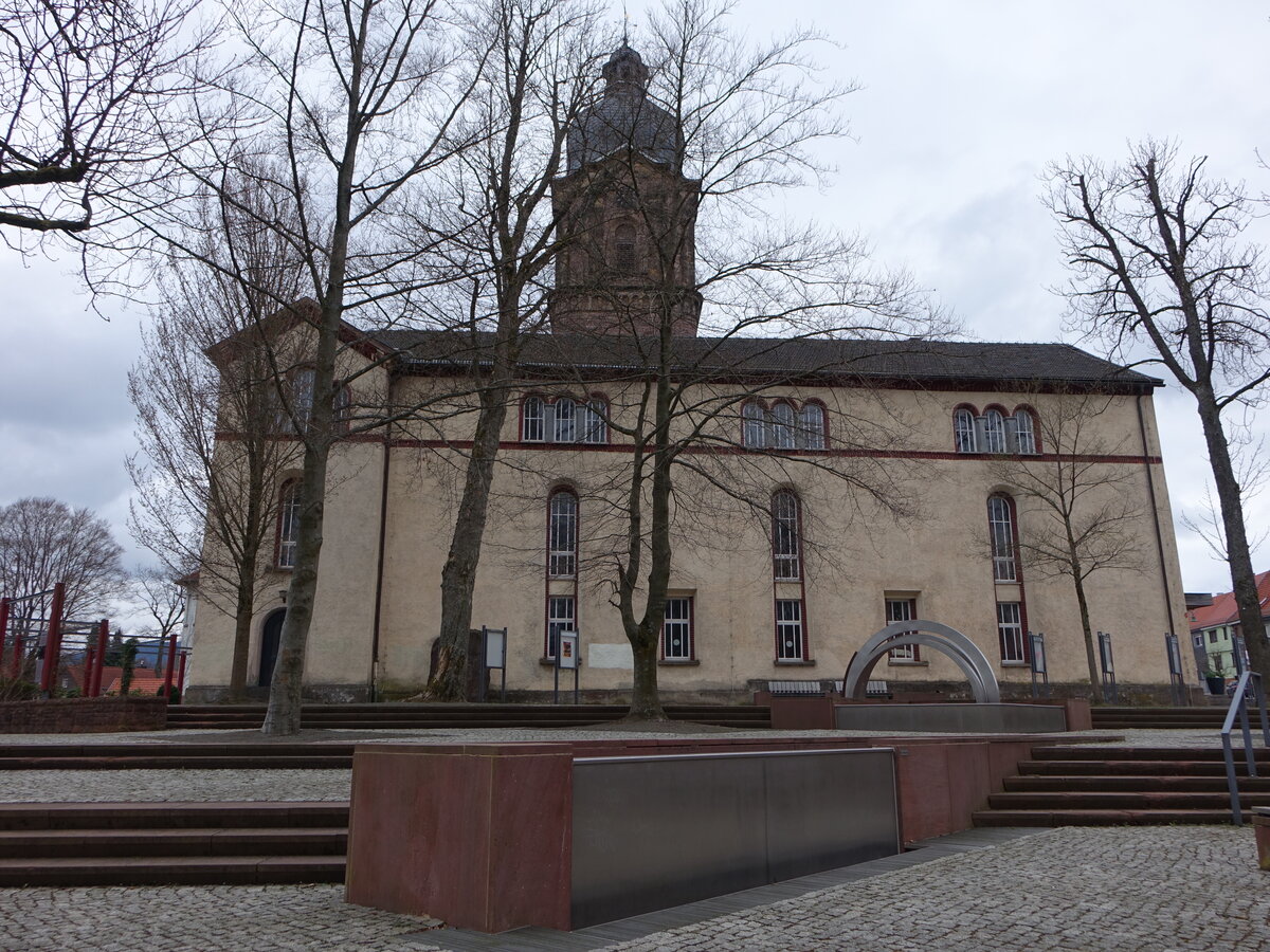 Tambach-Dietharz, evangelische Kirche, erbaut ab 1844 (15.04.2022)