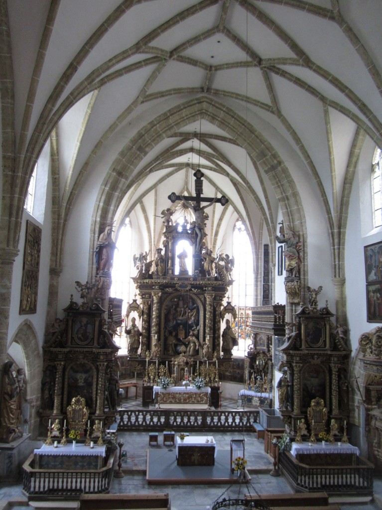 Tamsweg, Altre von 1676 der Wallfahrtskirche St. Leonhard (05.10.2013)