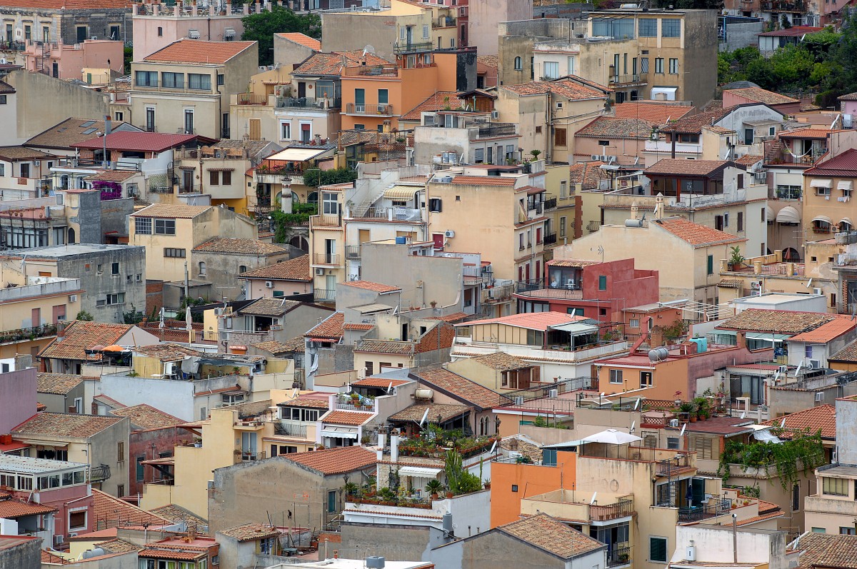 Taormina auf Sizilien. Aufnahmedatum: 1. Juli 2013