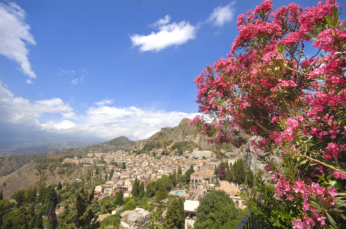 Taormina auf Sizilien. Aufnahmedatum: 30. Juni 2013.