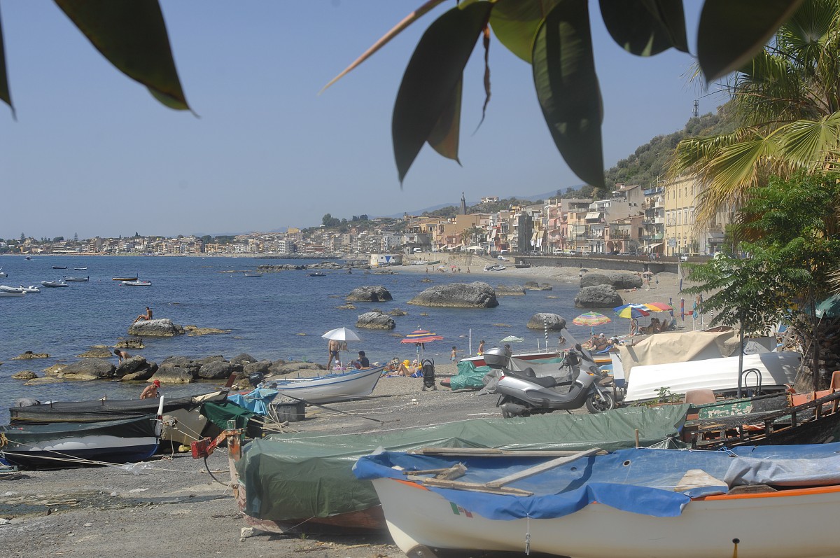 Taormina auf Sizilien. Aufnahmedatum: 30. Juni 2013.