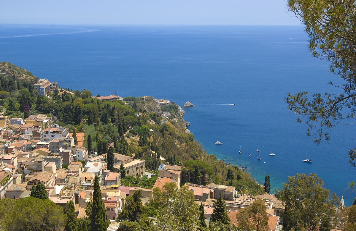 Taormina, Sizilien. Aufnahmedatum: 2. Juli 2013.