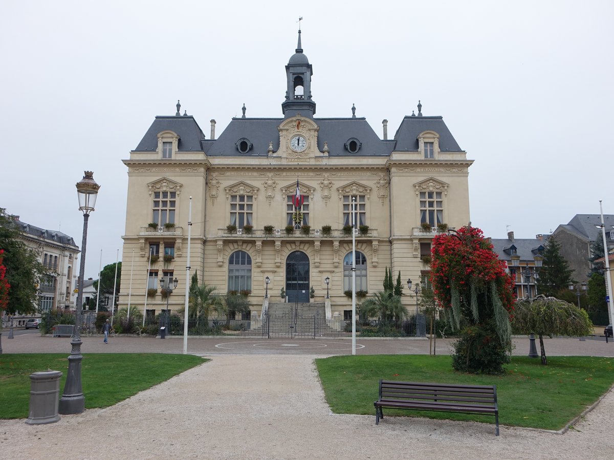 Tarbes, Rathaus am Place Jean Jaures, erbaut 1902 (01.10.2017)