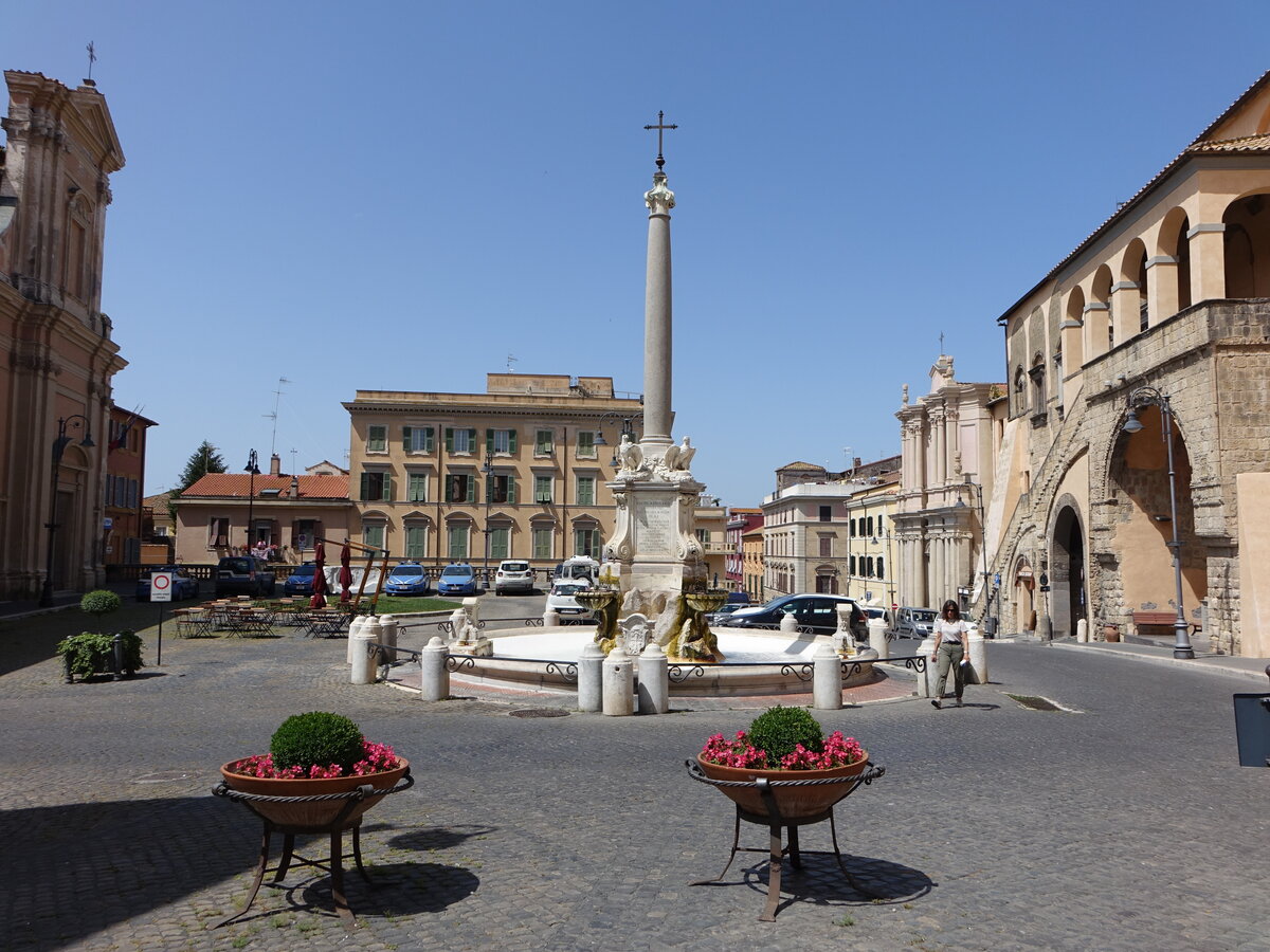 Tarquinia, Fontana di Piazza an der Piazza Giacomo Matteotti (23.05.2022)