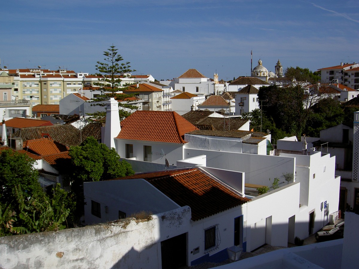 Tavira, Ausblick auf die Altstadt vom Castelo (25.05.2014)