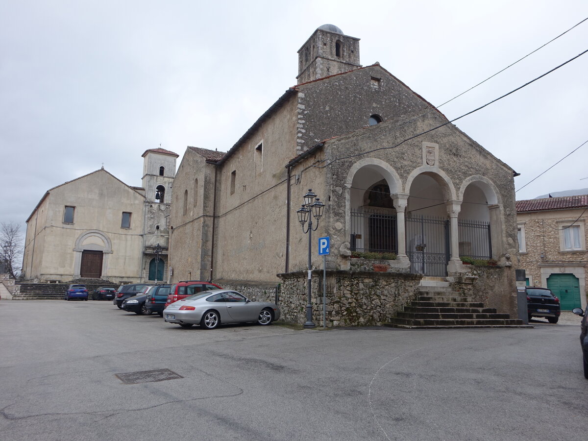 Teggiano, Pfarrkirche San Pietro und San Agostino (27.02.2023)