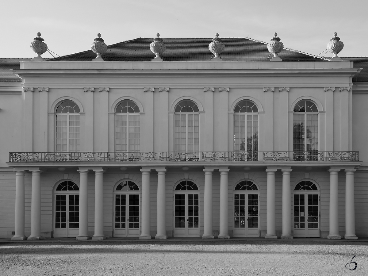Teil des um 1700 entstandenen Schloss Charlottenburg Ende April 2018 in Berlin.