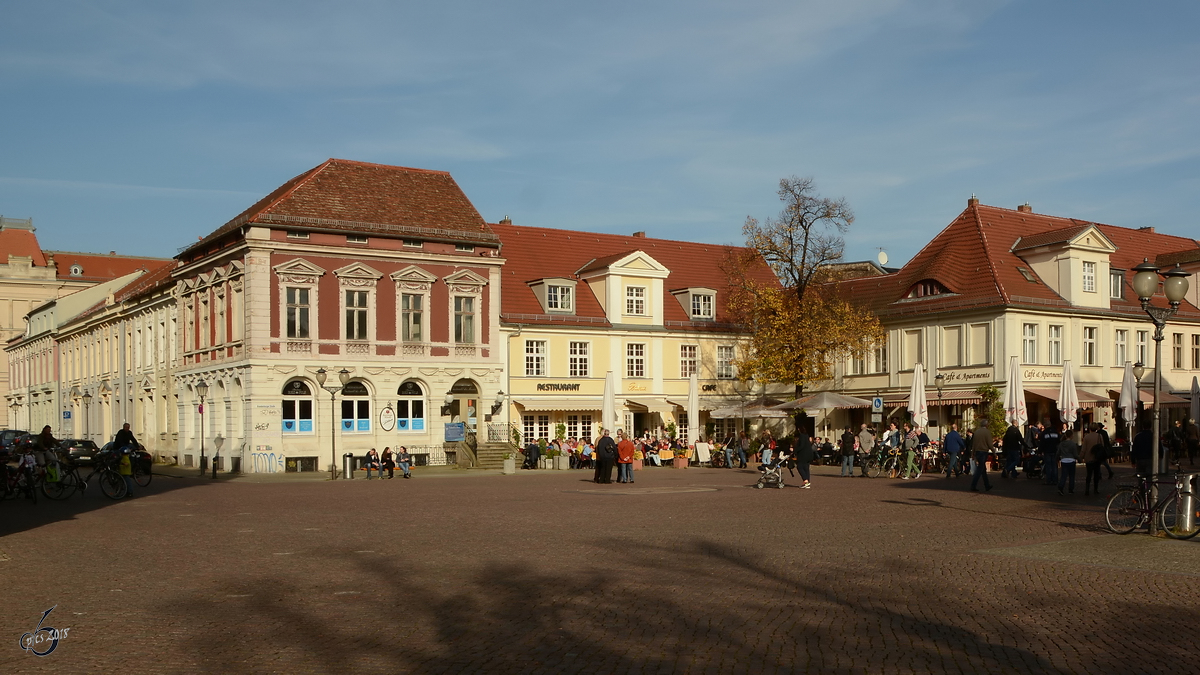 Teil der Innenstadt Mitte November 2014 in Potsdam.