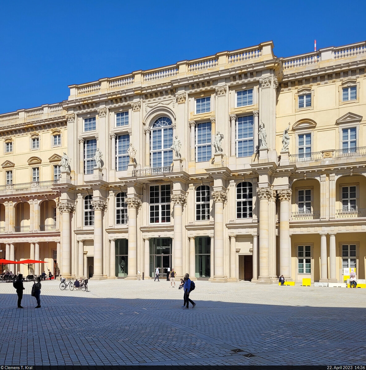 Teilansicht vom Schlterhof des Berliner Schlosses, welches seit 2020 das Humboldt-Forum beherbergt.

🕓 22.4.2023 | 14:36 Uhr