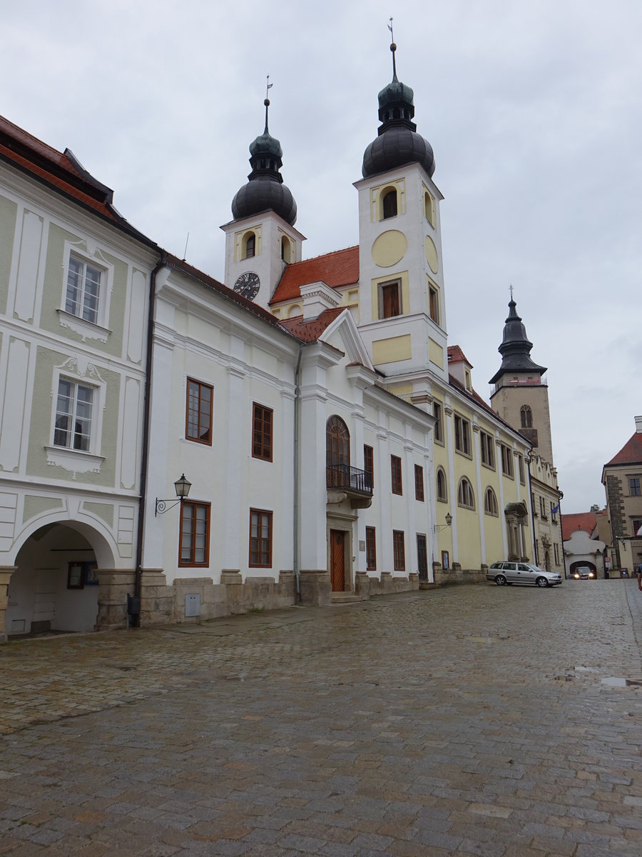 Telc, ehem. Jesuitenkirche Hl. Geist, erbaut bis 1667 (29.05.2019) 