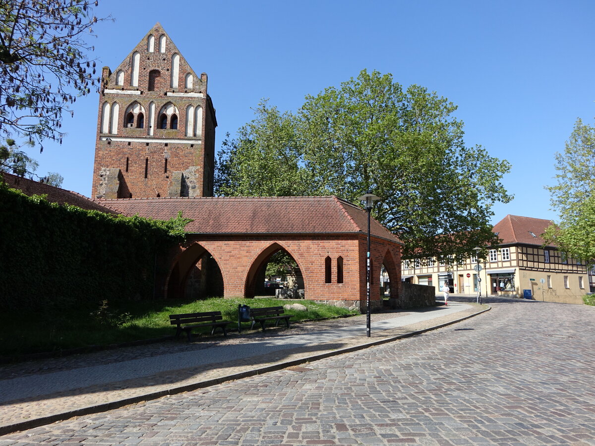 Templin, Prenzlauer Tor, erbaut ab 1300 (26.05.2026)