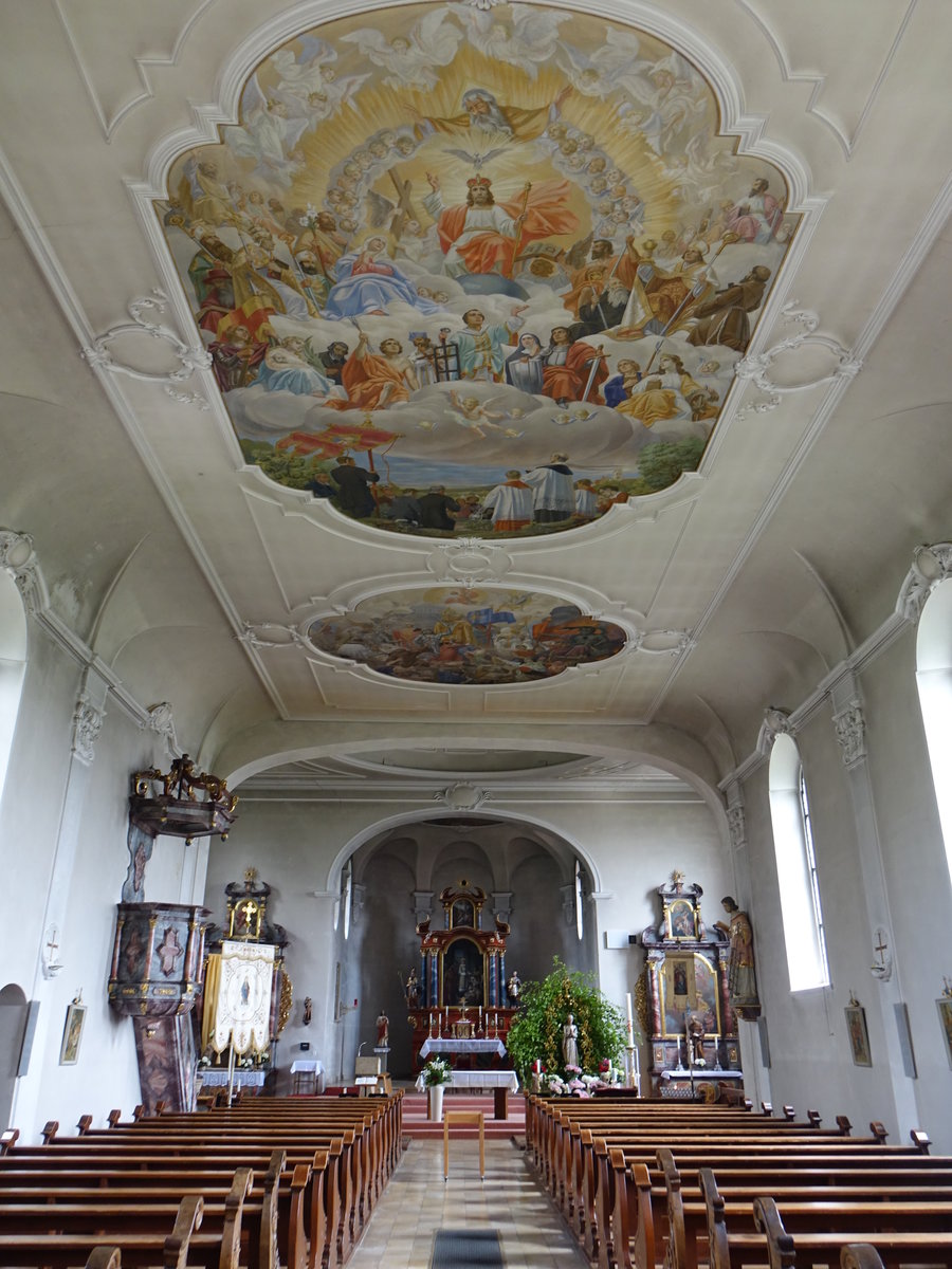 Tengen, barocke Ausstattung in der Pfarrkirche St. Laurentius (25.05.2017)