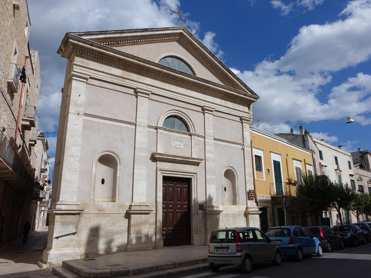 Terlizzi, Pfarrkirche St. Ignazio, erbaut im 18. Jahrhundert (27.09.2022)