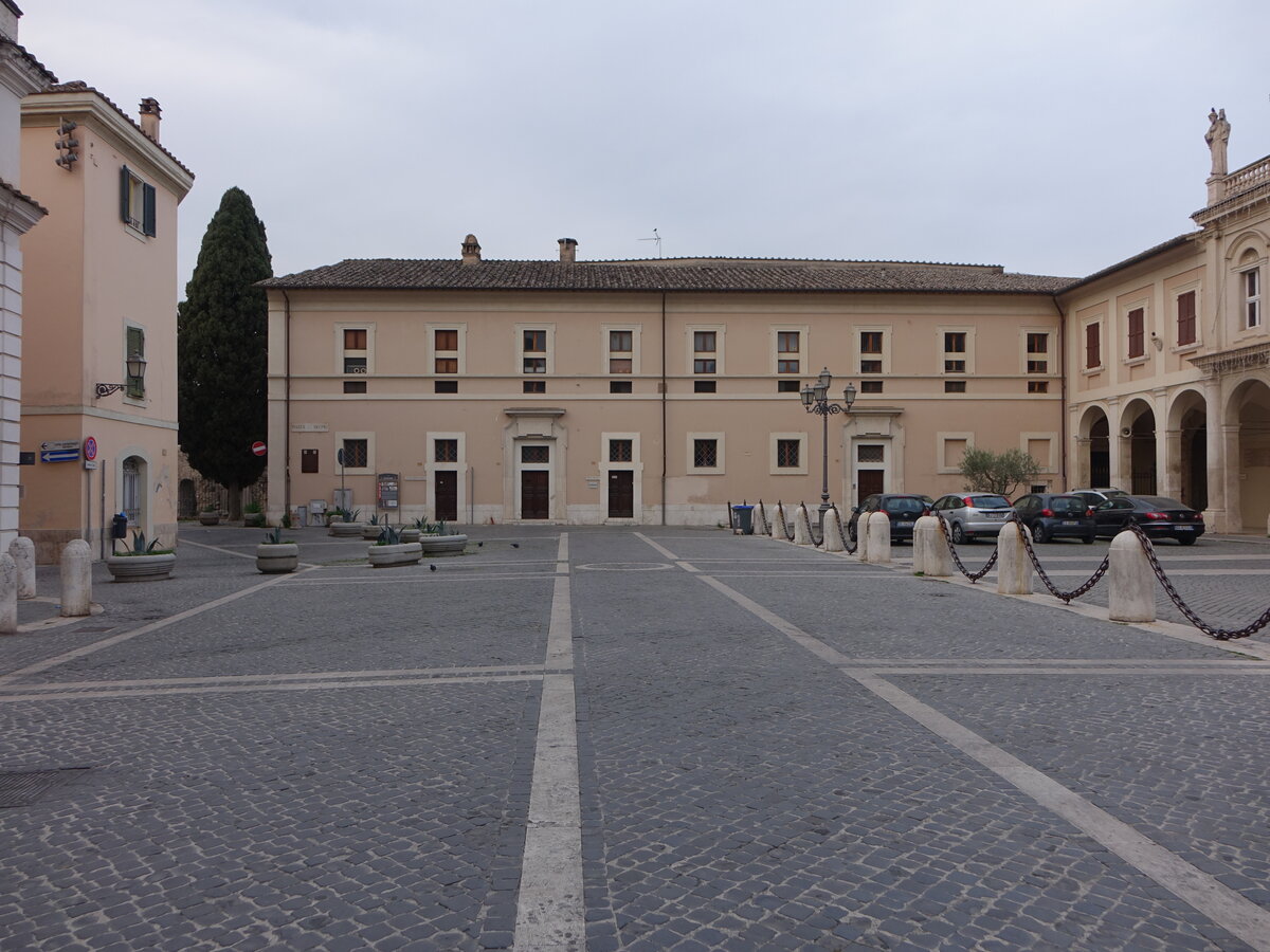 Terni, Bischflicher Palast an der Piazza Duomo (28.03.2022)