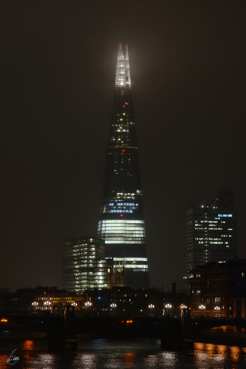 The Shard im Londoner Stadtteil Southwark. (Mrz 2013)