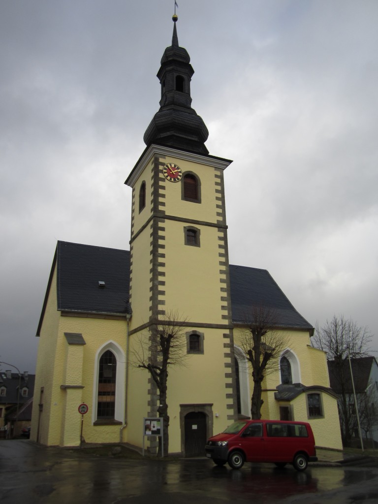 Thierstein, neugotische Ev. Michaeliskirche, erbaut 1762 (29.12.2013)