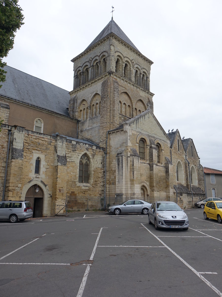 Thouars, Kirche Saint-Laon, erbaut im 15. Jahrhundert (12.07.2017)