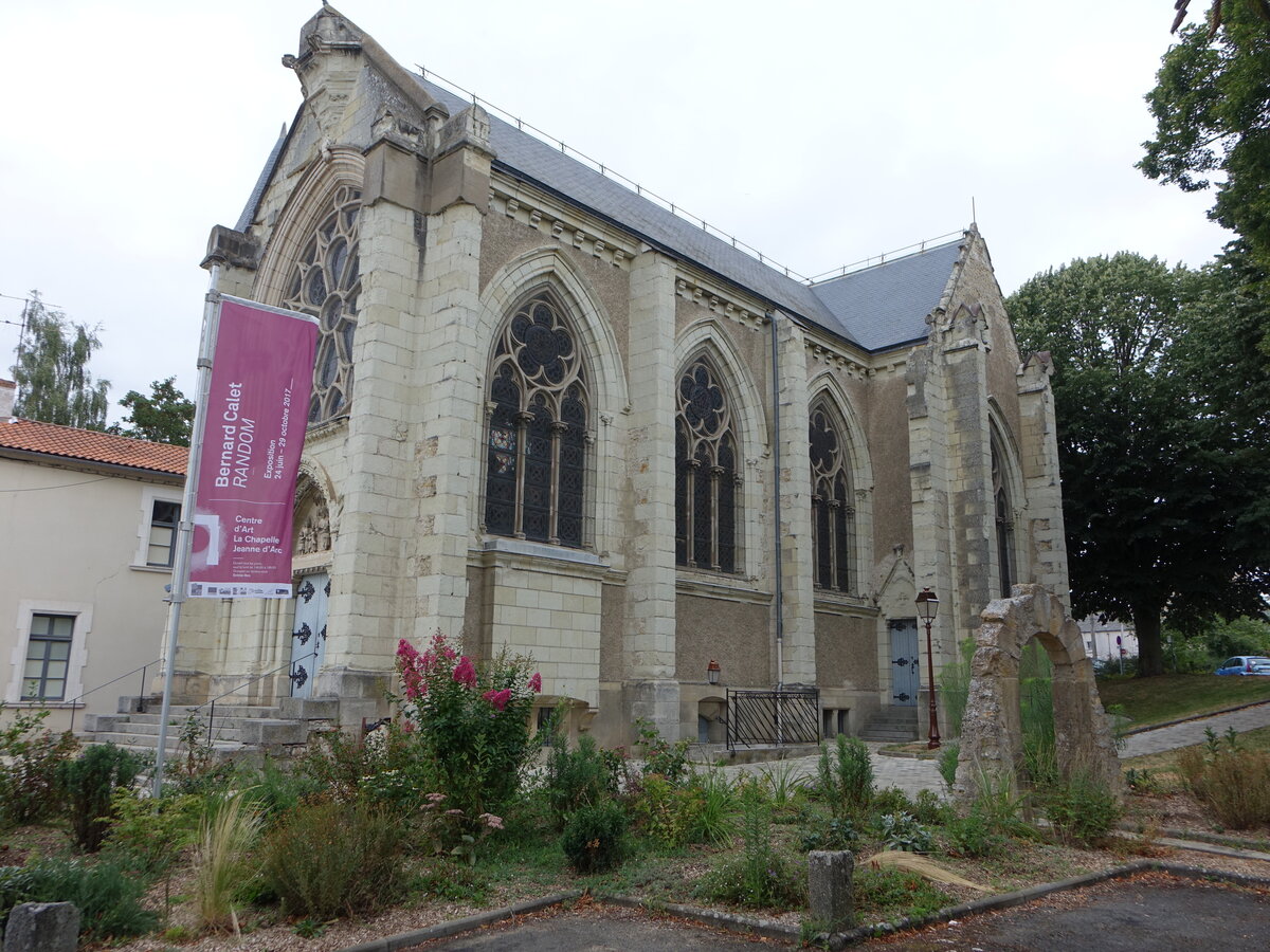 Thouars, neugotische Chapelle Jeanne d'Arc, erbaut 1889 (12.07.2017)