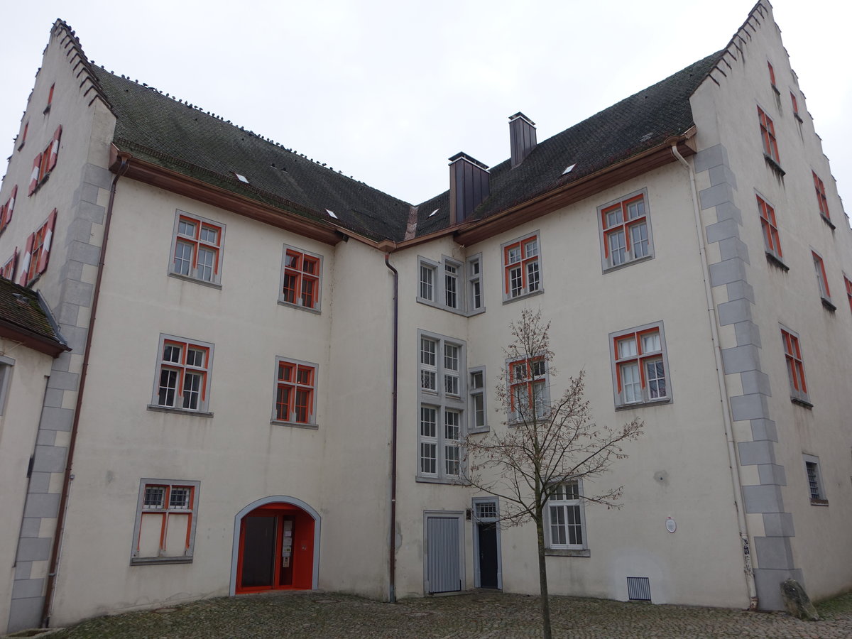 Tiengen, Kleines Schloss, als Hofkaplanei erbaut um 1600 (30.12.2018)
