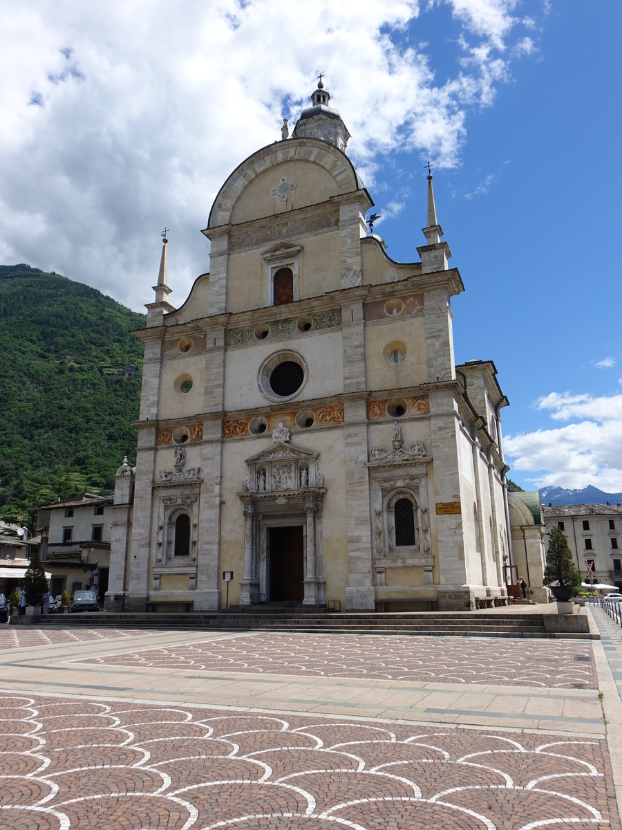 Tirano, Wallfahrtskirche Madonna di Tirano, erbaut von 1505 bis 1528 (23.06.2019)