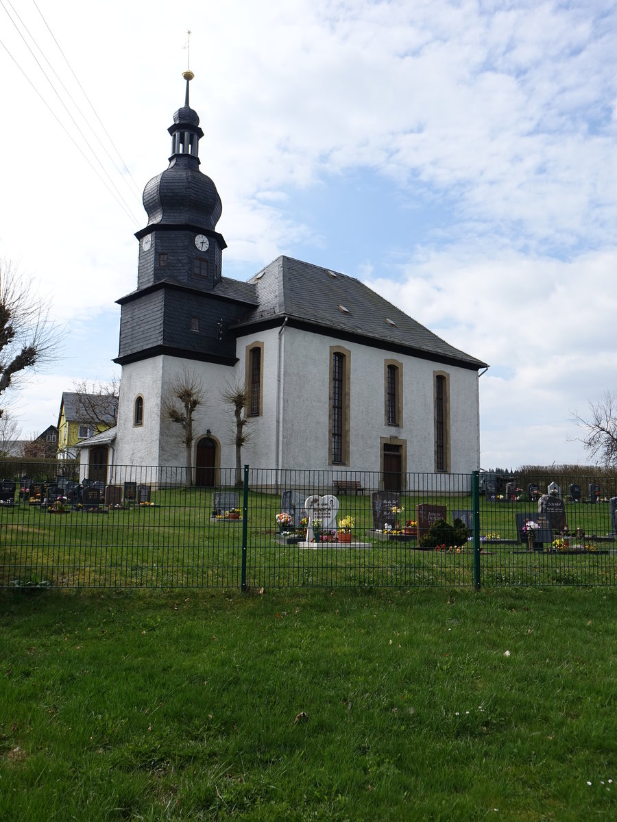 Titschendorf, Dreifaltigkeitskirche, erbaut 1778 (14.07.2017)