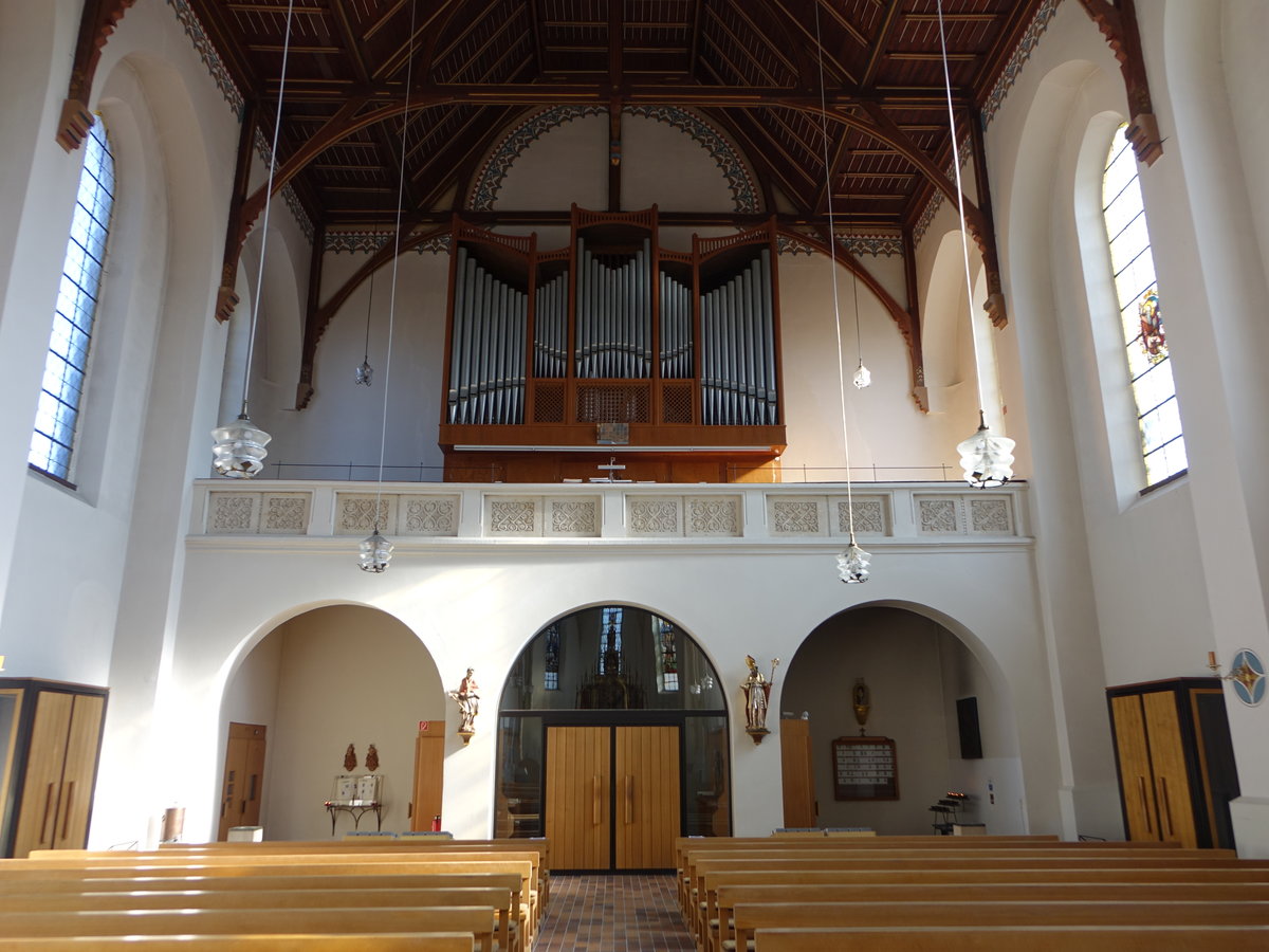 Tittling, Orgelempore in der kath. Pfarrkirche St. Vitus (22.10.2018)