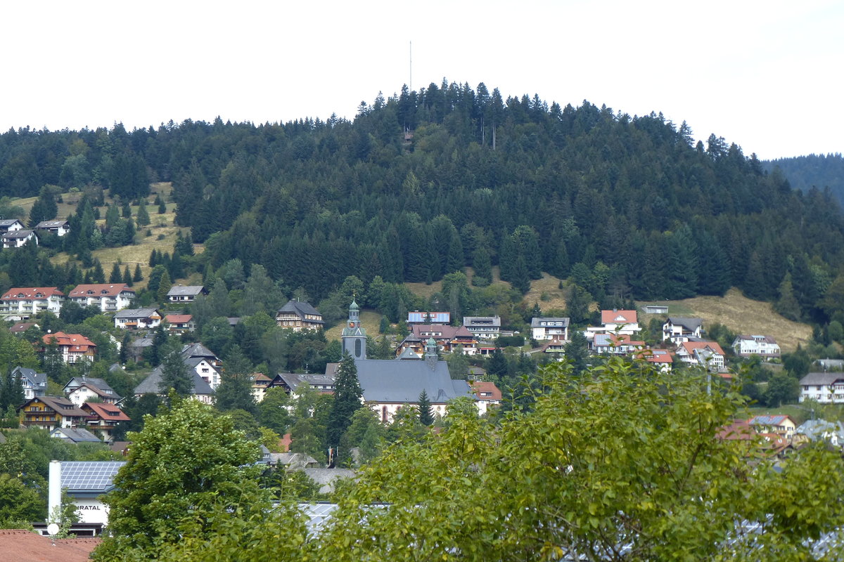 Todtmoos, Blick auf den heilklimatischen Kurort im Sdschwarzwald, Sept.2015