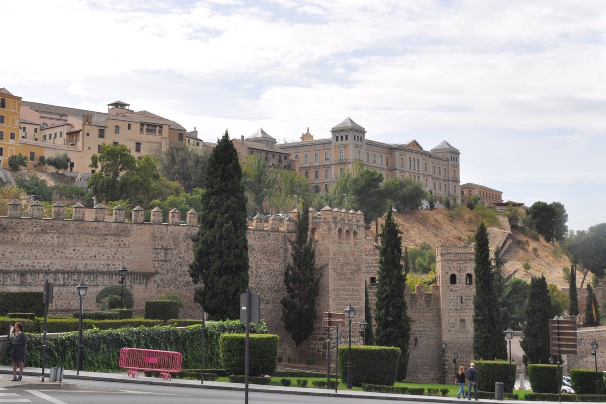 TOLEDO (Provincia de Toledo), 03.10.2015, Teil der imposanten Stadtmauer