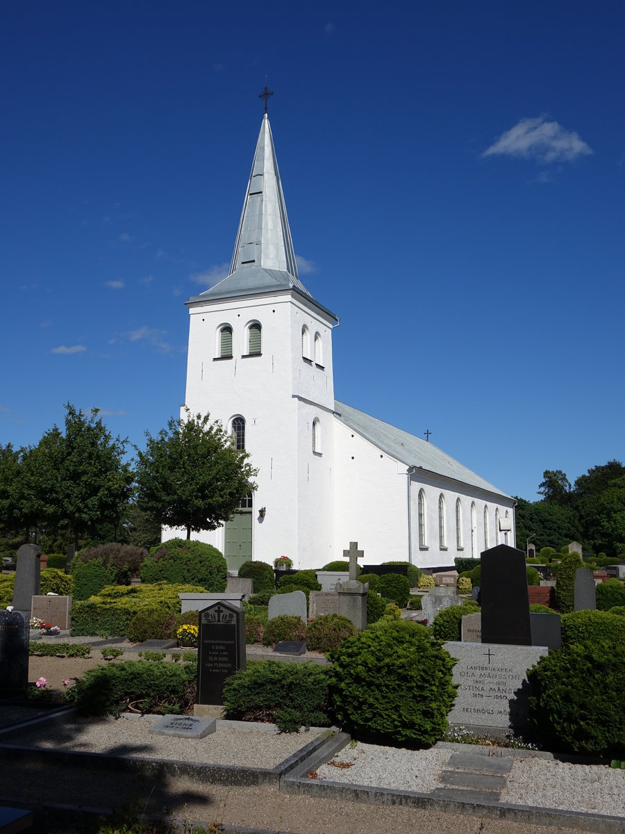 Tomelilla Kyrka, erbaut ab 1908 durch Architekt Alfred Arwidius (11.06.2016)