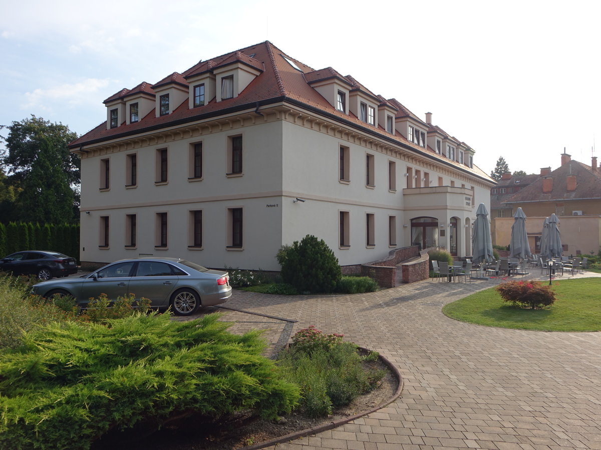 Topolcany / Topoltschan, Hotel Kastiel in der Obdojarov Strae (29.08.2020)