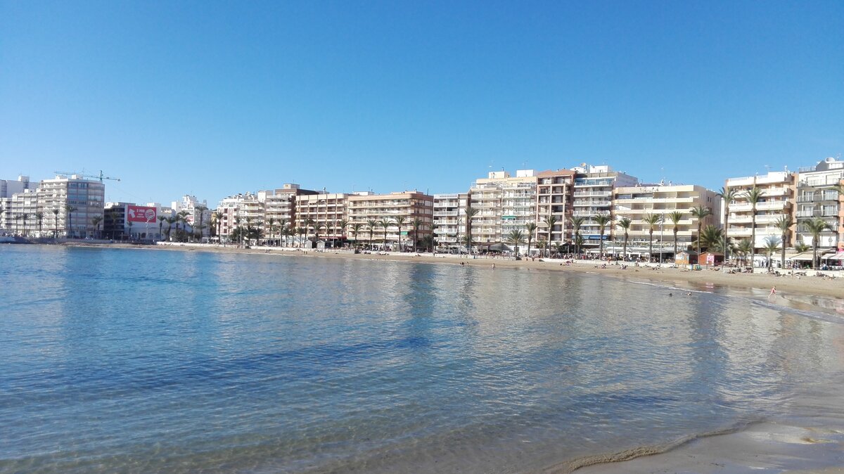 Torrevieja, Playa del Cura, 24.12.2019 