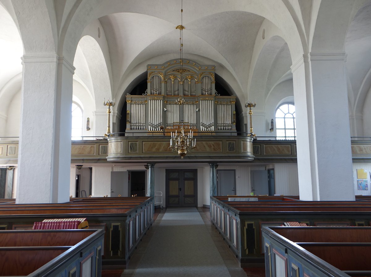Torsaker bei Hofors, Orgelempore in der Ev. Kirche (22.06.2017)