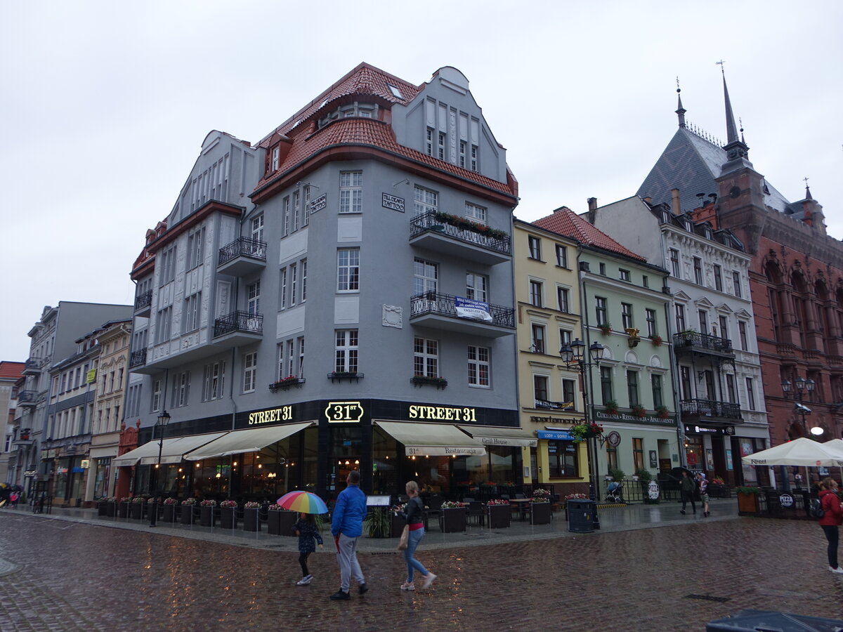 Torun / Thorn, Huser am Stary Rynek Platz (06.08.2021)