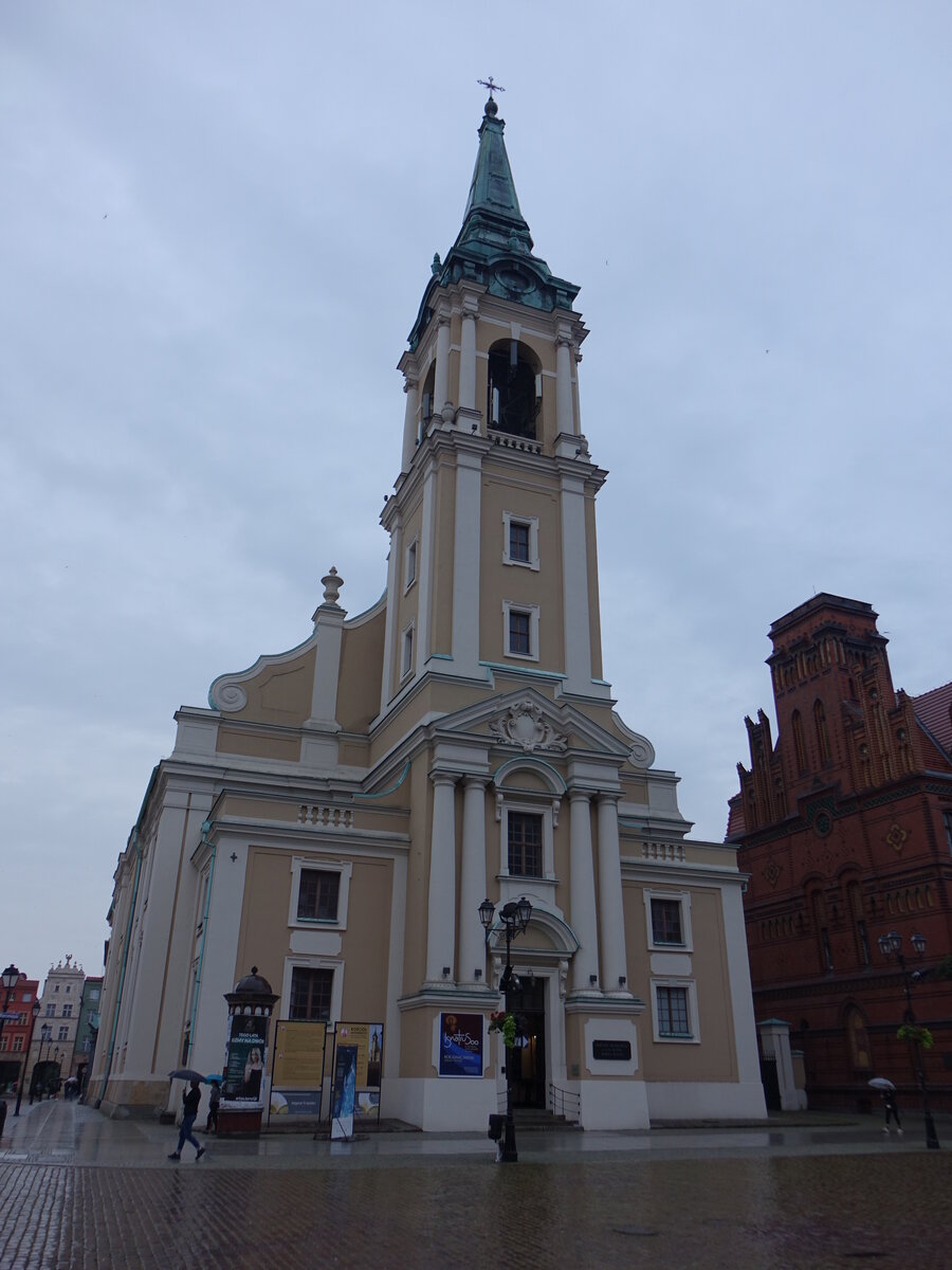 Torun / Thorn, Hl. Geist Kirche, sptbarocke Kirche, erbaut bis 1741 durch den Architekten Andreas Adam (06.08.2021)