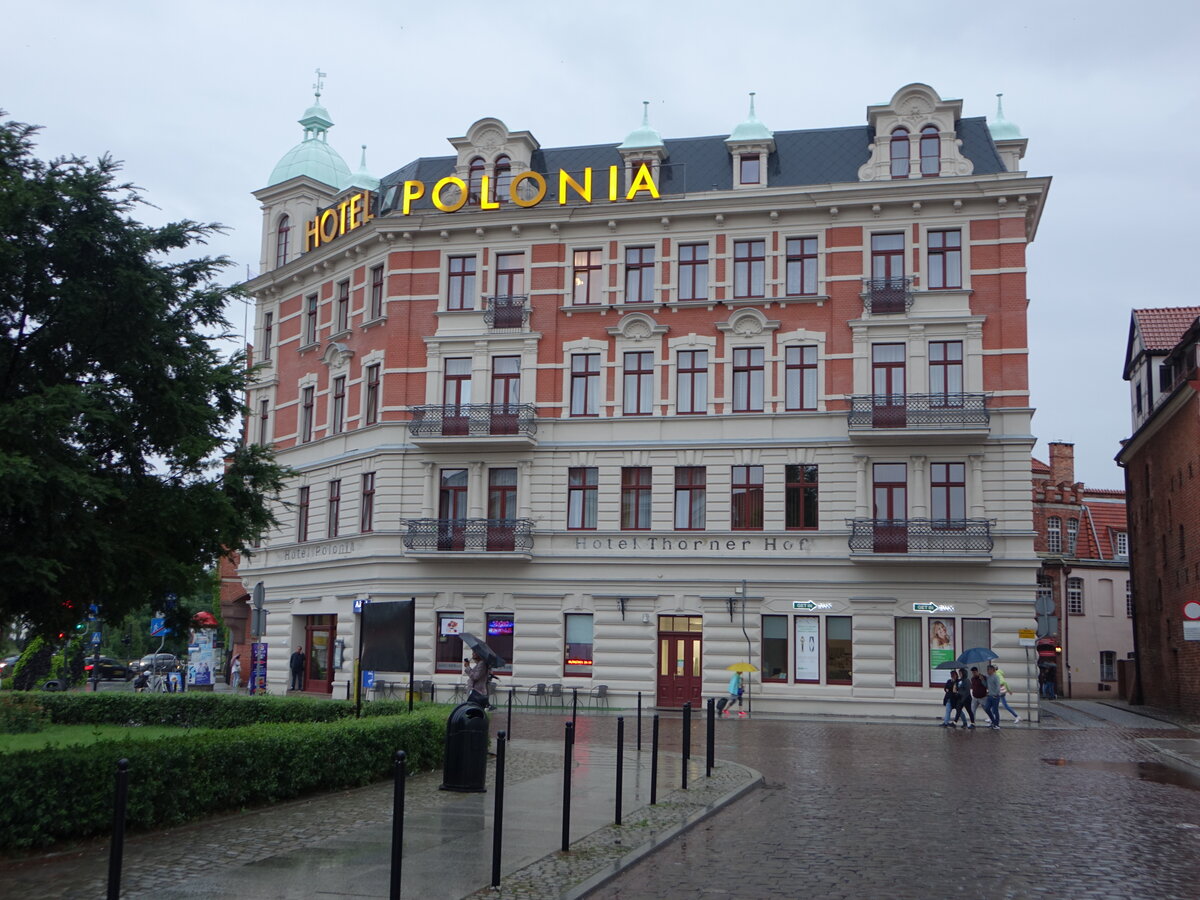 Torun / Thorn, Hotel Polonia in der Chelminska Strae (06.08.2021)