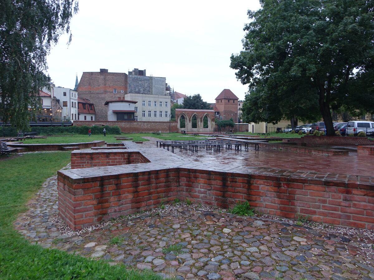 Torun / Thorn, Kirchenruine in der Dominikanska Strae (06.08.2021)