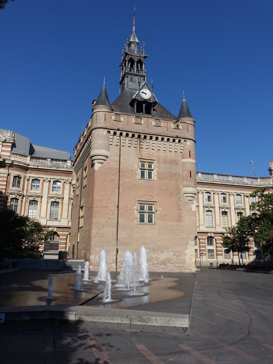 Toulouse, Donjon du Capitole, erbaut von 1525 bis 1529 als Stadtarchiv (29.07.2018)