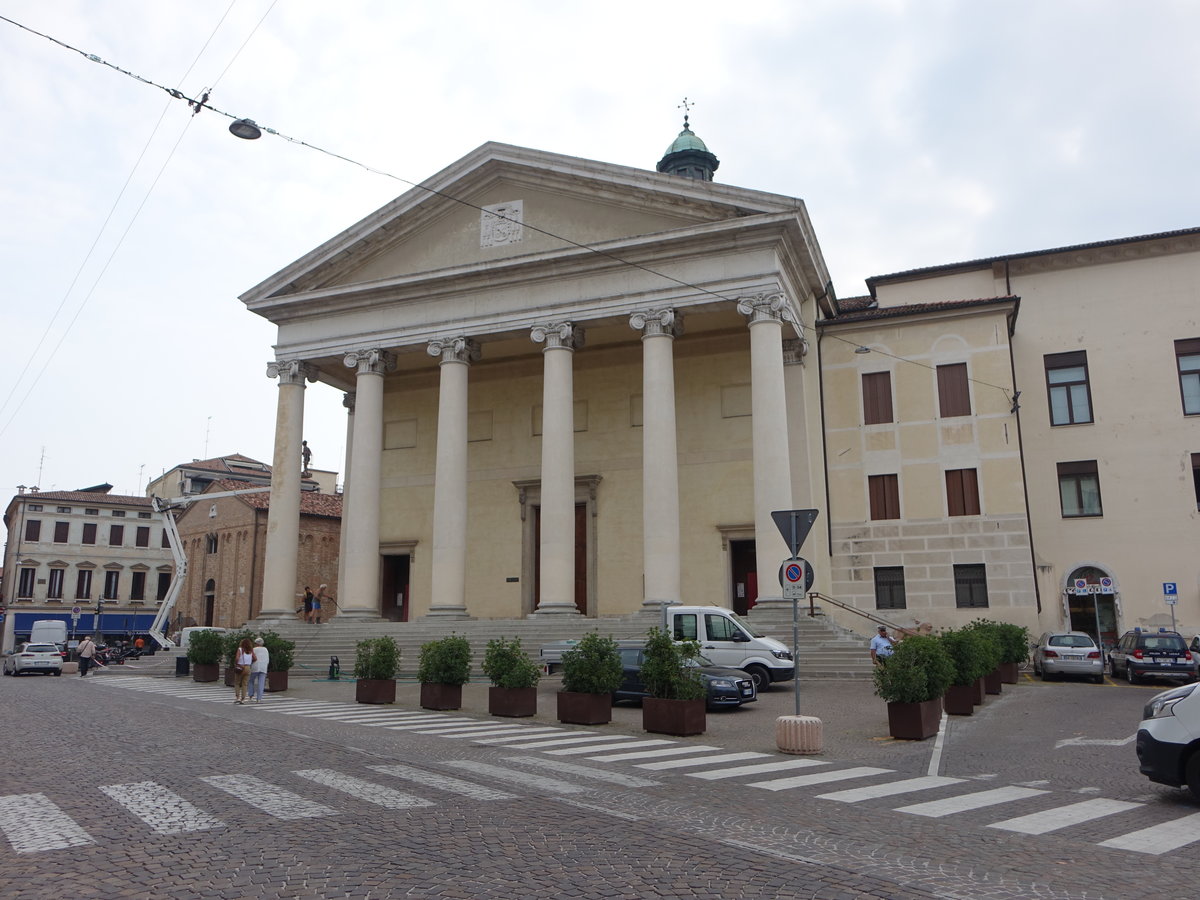 Treviso, Dom San Pietro, erbaut im 15. Jahrhundert (18.09.2019)