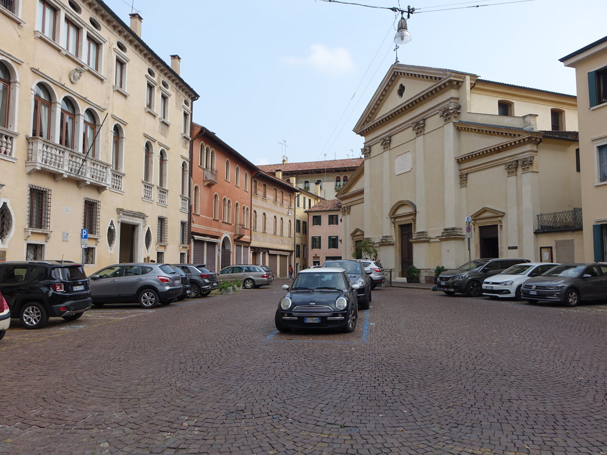 Treviso, Pfarrkirche St. Andrea in Riva an der Piazza San Andrea (18.09.2019)