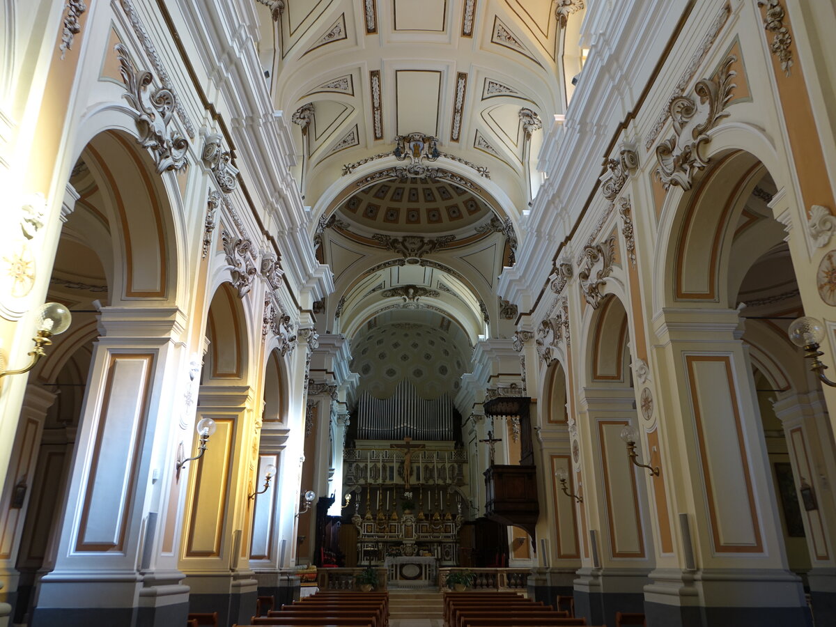 Tricarico, Innenraum der Kathedrale St. Maria Assunta (29.09.2022)