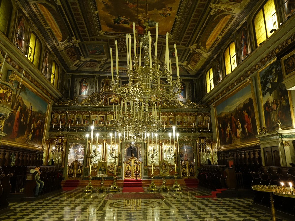 Triest, Ikonostase in der San Nicola del Greci Kirche (24.09.2015)