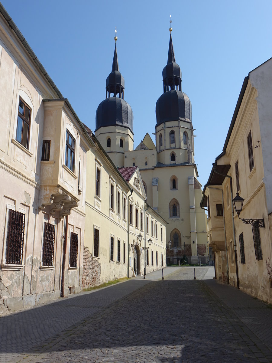 Trnava / Tyrnau, Dom St. Nikolaus, dreischiffige gotische Kirche, erbaut um 1380 (29.08.2019)