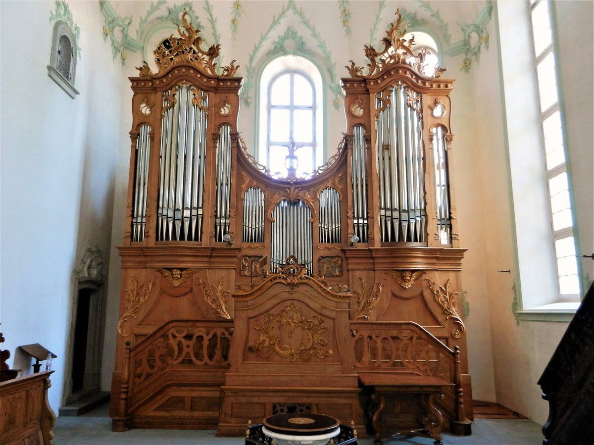 Trogen, reformierte Kirche, Orgel (Baujahr 1894) - 18.07.2014

