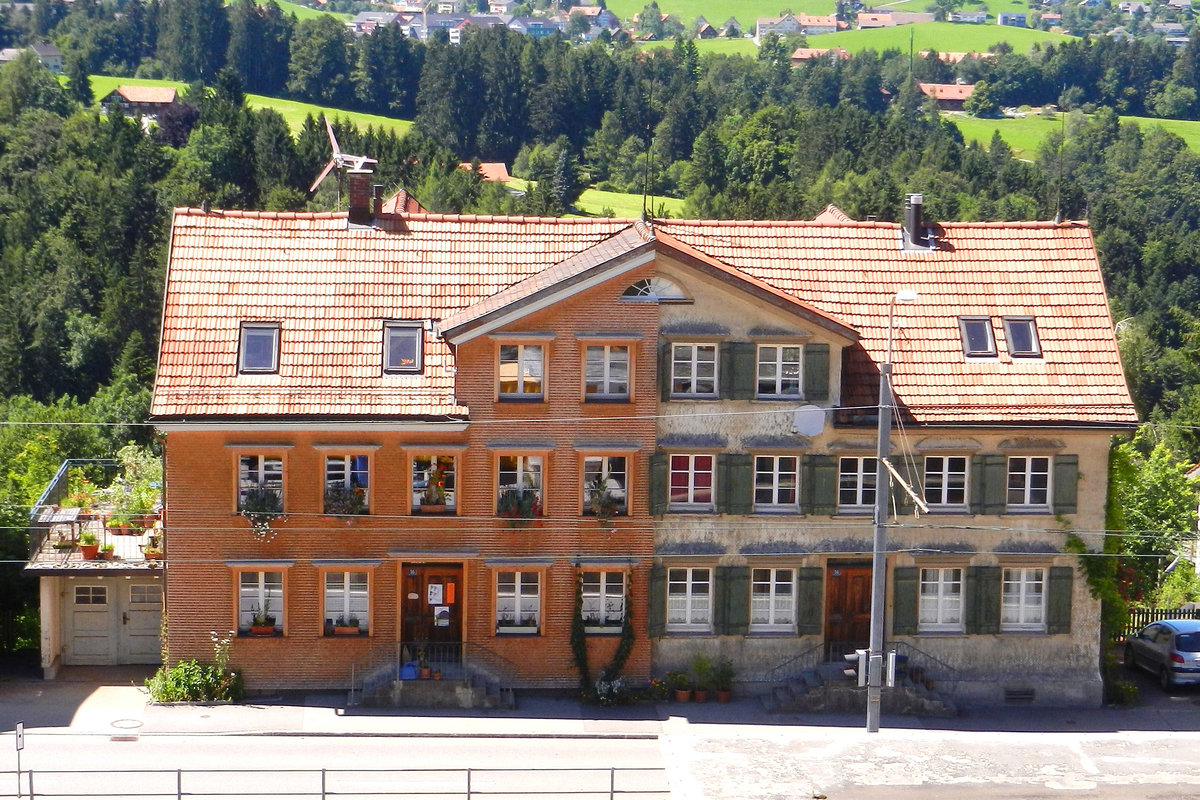 Trogen, Zwillingshuser an der Speicherstrasse 16 und 14 - 18.07.2014