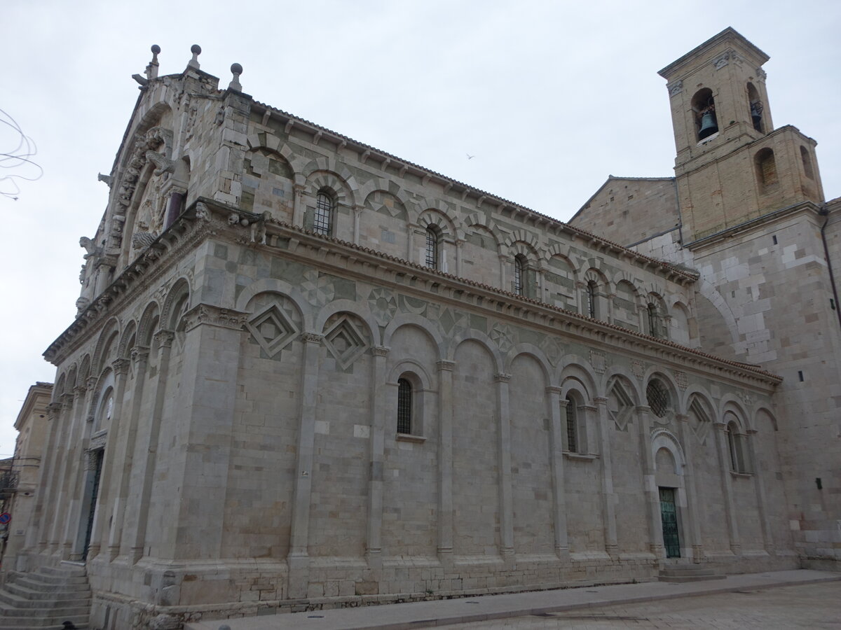 Troia, romansiche Kathedrale Santa Maria Assunta, erbaut ab 1093 (26.09.2022)