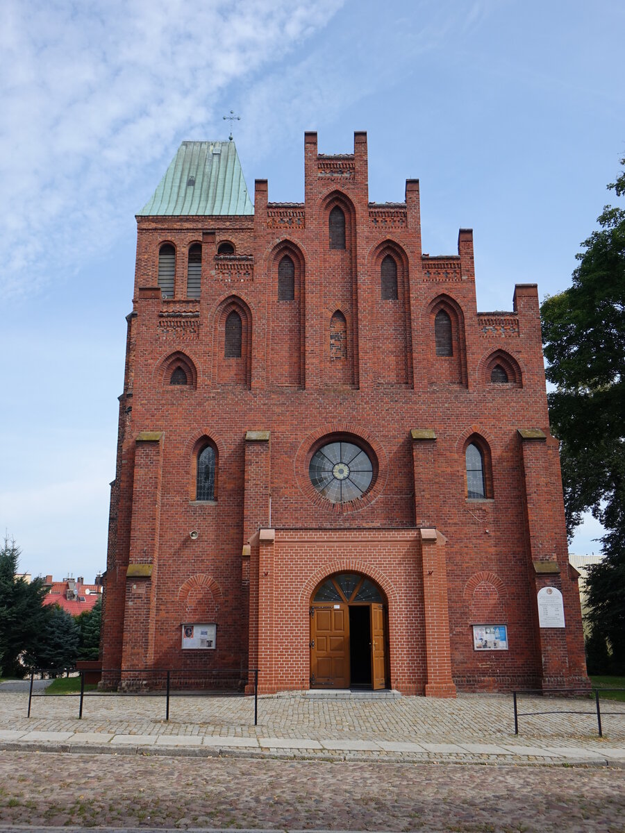 Trzebnica / Trebnitz, Pfarrkirche St. Peter und Paul, erbaut von 1853 bis 1855 (15.09.2021)